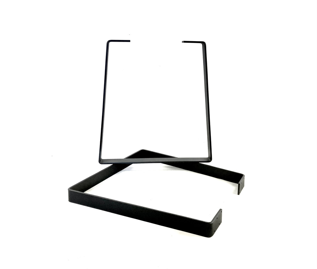 Wide Bottom Trapezoid Dining Table Legs/Flat Steel