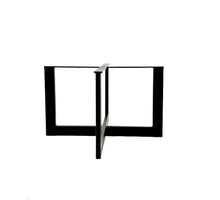 Rectangular Tubing Cross Base/Coffee Table