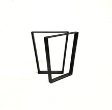 Wide Top Trapezoid Desk Legs/Rectangular Tubing