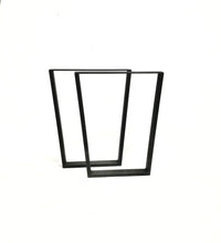 Wide Top Trapezoid Desk Legs/Rectangular Tubing