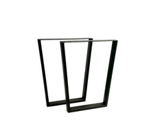 Wide Top Trapezoid Dining Table Legs/Rectangular Tubing