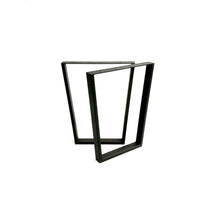 Wide Top Trapezoid Dining Table Legs/Rectangular Tubing