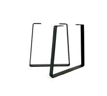 Wide Bottom Trapezoid Dining Table Legs/Flat Steel