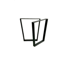 Wide Top Trapezoid Dining Table Legs/Rectangular Tubing