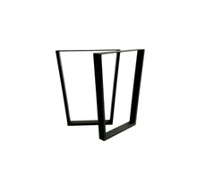 Wide Top Trapezoid Dining Table Legs/Rectangular Tubing