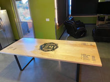 Wide Top Trapezoid Dining Table Legs/Rectangular Tubing