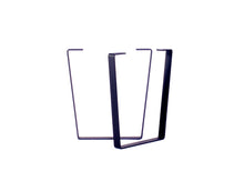 Wide Top Trapezoid Dining Table Legs/Flat Steel